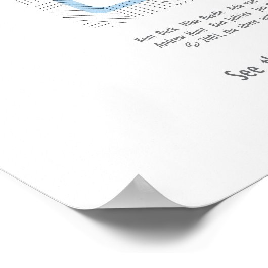Poster Manifeste Agile (Coin)