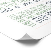 Poster Manifeste de la maîtrise motivée (18x24 pouces) (Coin)