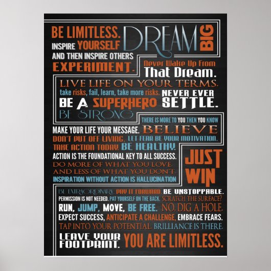 Poster Manifeste Limitless365 (Devant)