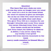 Poster Manifeste (prière) (Devant)