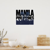 Poster Manille PHILIPPINES (Cuisine)