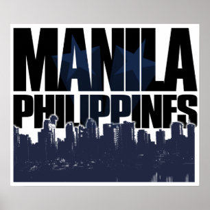 Poster Manille PHILIPPINES