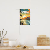 Poster Manille Philippines Voyage Art Rétro (Cuisine)