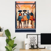 Poster mannequin (Bureau à domicile)