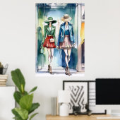 Poster mannequin (Bureau à domicile)