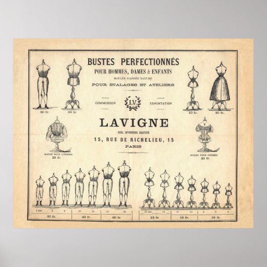 Poster Mannequins français (Devant)