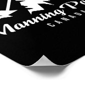 Poster Manning Park Canada Station de ski Ski Snowboard (Coin)