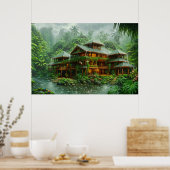 Poster Manoir de la Forêt Tropicale Humide (Cuisine)