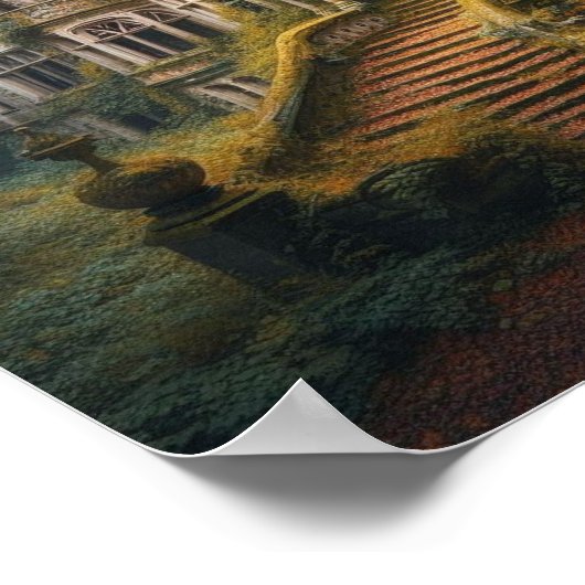 Poster Manoir médiéval (Coin)