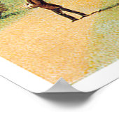 Poster Manoir victorien verdoyant (Coin)