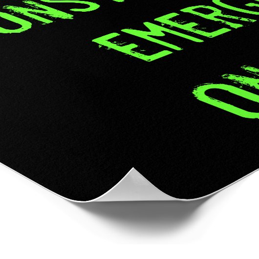 Poster Manque d'affiche de planification (Coin)