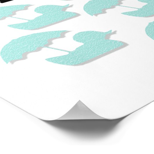 Poster Manque d'Humour de canards adhésifs (Coin)