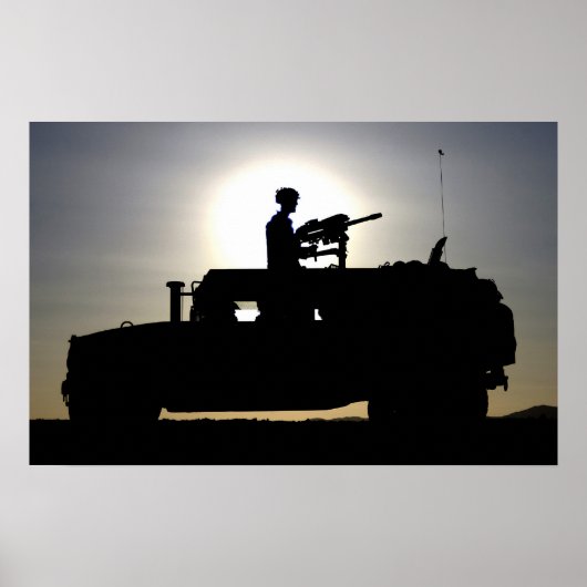 Poster Mans Marine MK-19 40mm Machine Gun (Devant)