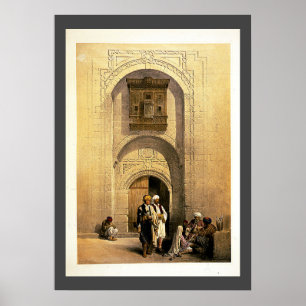 Poster Mansion du Caire moderne, Art Arabesque, Roberts/H