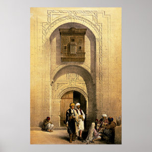 Poster Mansion du Caire moderne, Art Arabesque, Roberts/H