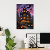 Poster Mansion Mystique, Halloween Éffrayante (Bureau à domicile)