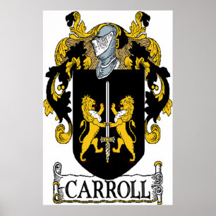 Poster Manteau de Carroll de copie de toile de bras
