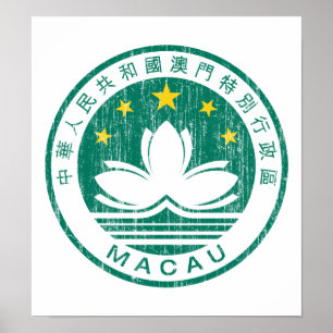 Poster Manteau de Macao des bras
