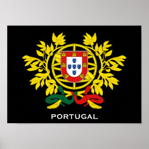 Poster Manteau du Portugal d'affiche de bras