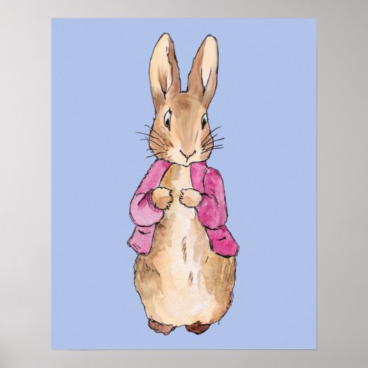 Poster Manteau rose Classic Rabbit (Devant)