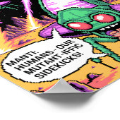 Poster  Manti Aliens Abduction Party! Defender Arcade '81 (Coin)