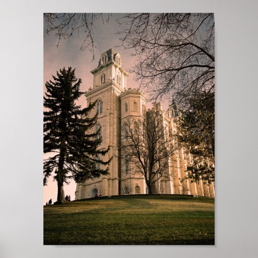 Poster Manti, Utah LDS Temple (Devant)