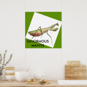 POSTER MANTIS GÉANT (Cuisine)