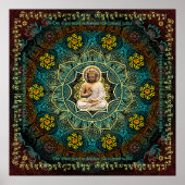 Poster Mantra Bouddha Shakyamuni (Devant)
