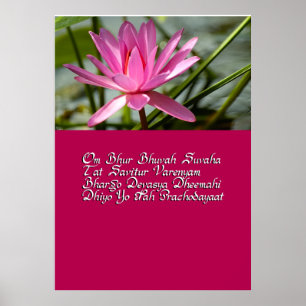 Poster Mantra de Gayatri