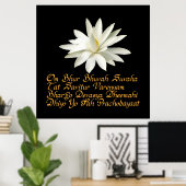 Poster Mantra de Gayatri (Bureau à domicile)