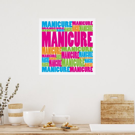Poster Manucure colorée (Cuisine)