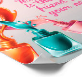 Poster Manucure est le meilleur ami pour vos ongles, ongl (Coin)