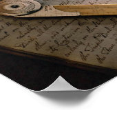 Poster Manuel de calcul et règle de l'architecte victorie (Coin)