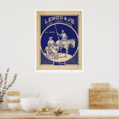 Poster Manuel d'espagnol Don Quixote Sancho Panza (Cuisine)