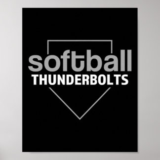 Poster Manuel Thunderbolts Softll Home Plate Hs