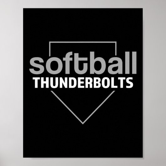 Poster Manuel Thunderbolts Softll Home Plate Hs (Devant)