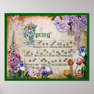 Poster Manuscrit de ressort