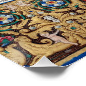 Poster Manuscrit médiéval éclairé de Seneca le jeune (Coin)