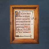 Poster Manuscrit médiéval Gregorien Chant Epiphany Magi