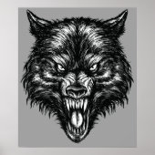 Poster manuscrit Wolf (Devant)
