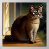 Poster Manx Cat (Devant)