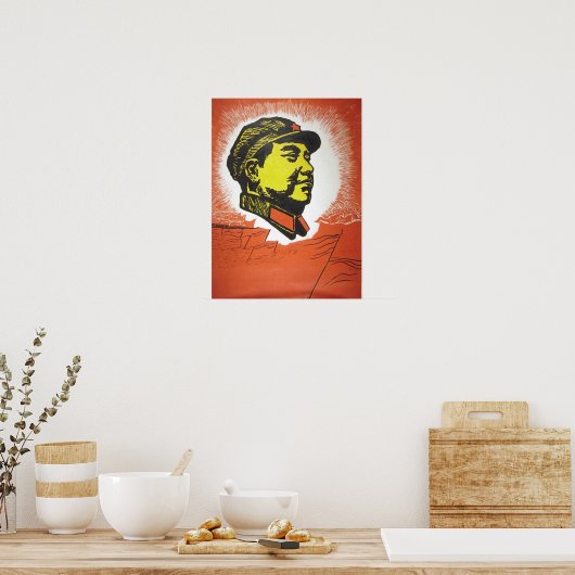 Poster Mao Zedong (Cuisine)