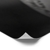 Poster Maori Guerrier Chef avec tatouage visage (Coin)