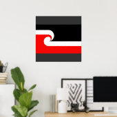 Poster Maori, Nouvelle-Zélande (Bureau à domicile)