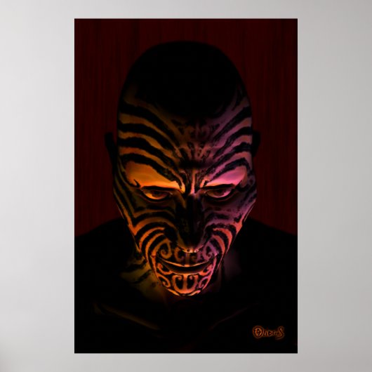 Poster Maori tatoo (Devant)