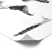 POSTER MAP MONDIALE BG3 - (Coin)