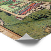 Poster Map of Amsterdam, from 'Civitates Orbis Terrarum' (Coin)