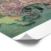 Poster Map of Calais, Malte, Rhodes, et Famagusta, from (Coin)