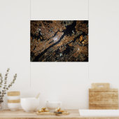 Poster Map Of New York City (Cuisine)