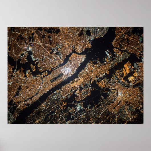 Poster Map Of New York City (Devant)